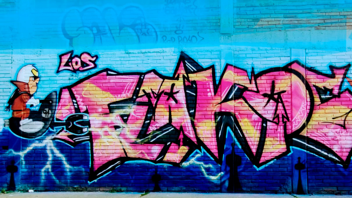 grafiti en un muro