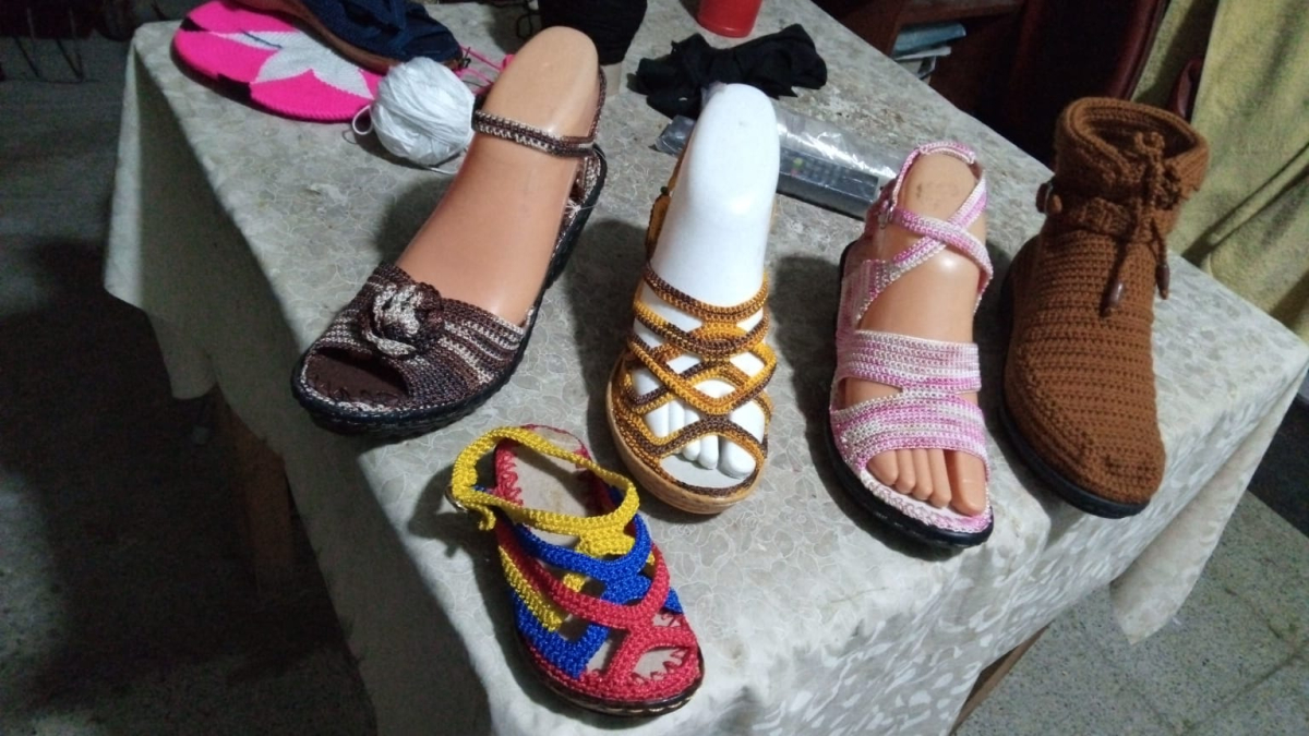 Sandalias Macramé