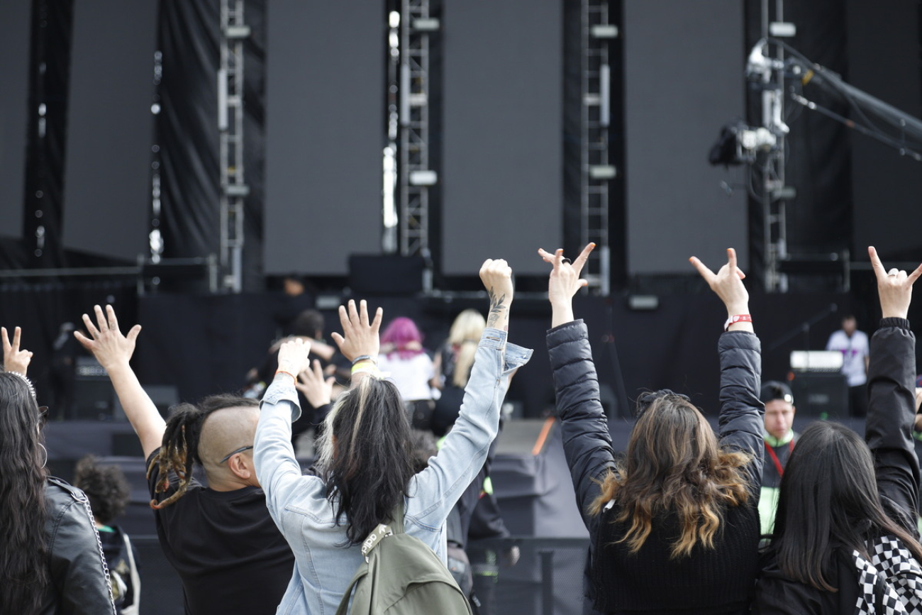 Asistentes en Rock al Parque