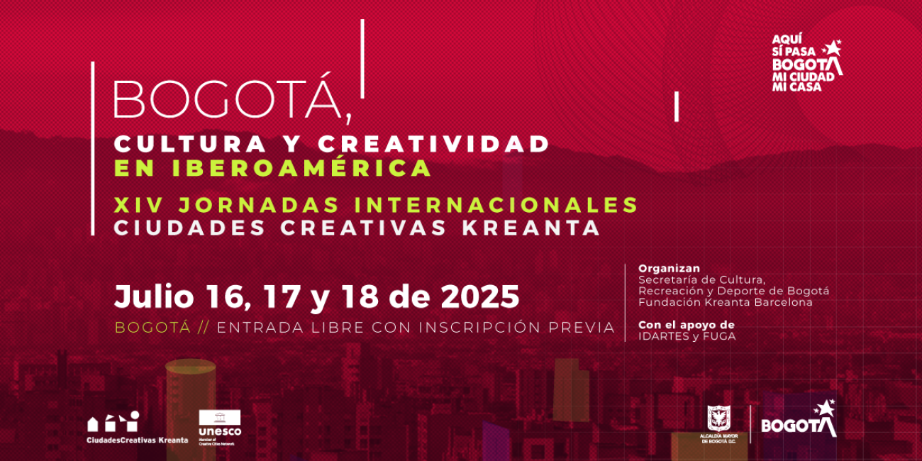 Banner Jornadas Internacionales de Ciudades Creativas