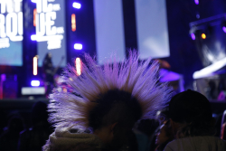 Cabello de joven punk
