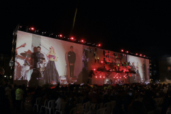Músicos en escenario