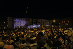público en plaza de bolívar