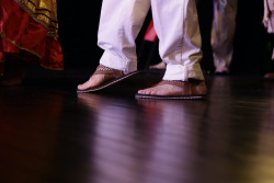 pies de bailarín de cumbia