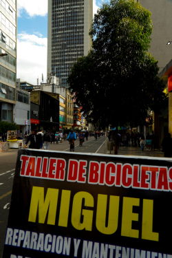 aviso de taller de bici