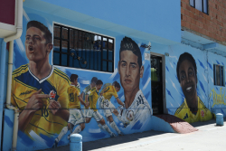 Grafiti de James Rodríguez