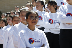 niños del coro filarmónico de Ciudad Bolívar 