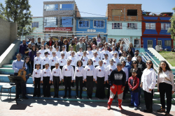 niños del coro filarmónico de Ciudad Bolívar 
