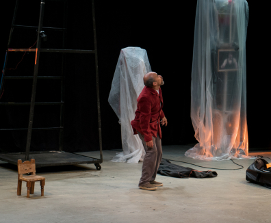 Actor en teatro