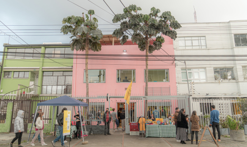 Postal del barrio San Felipe en una edición del Open.