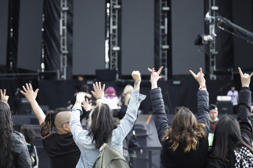 Asistentes en Rock al Parque